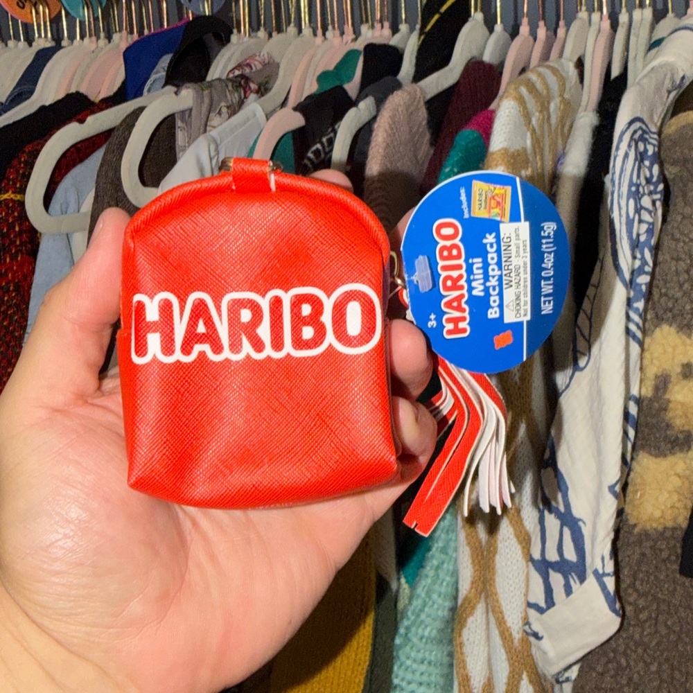 HARI Red Mini Backpack with Logo - Picture 2 of 3